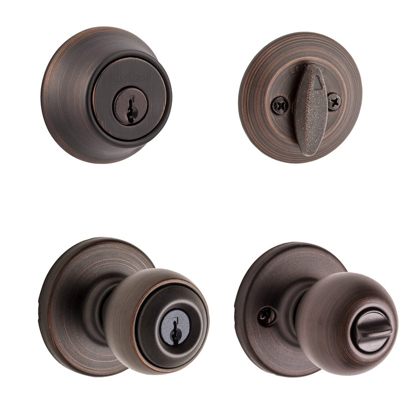 KWIKSET 690P 11P CP K6 Venetian Bronze Polo Combo Pack Lockset  Model: 96900-333 - Image 4